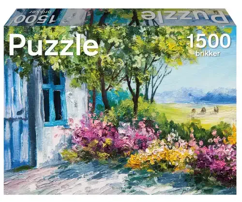 Zen Pussel – Blomsterträdgård 1500 bitar