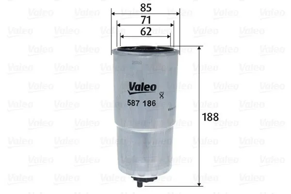 Bränslefilter VALEO 587186