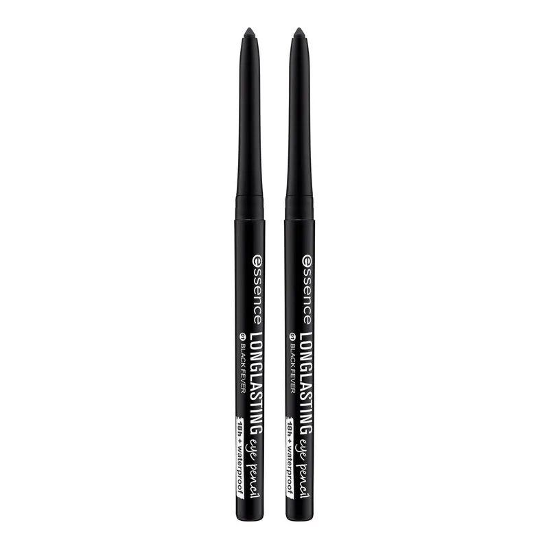 essence Longlasting Eye Pencil 18h + Waterproof 01 Black Fever