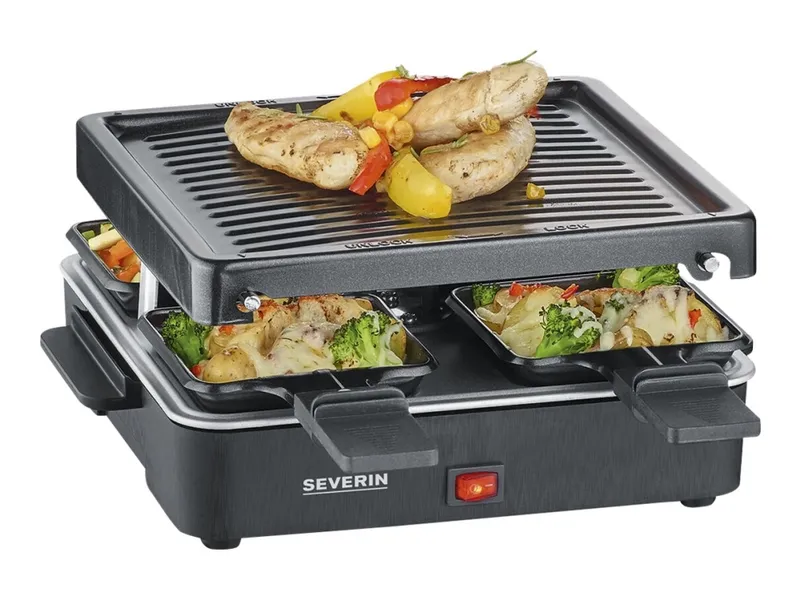 SEVERIN RG 2370 - Raclette/grill - 600 W - svart