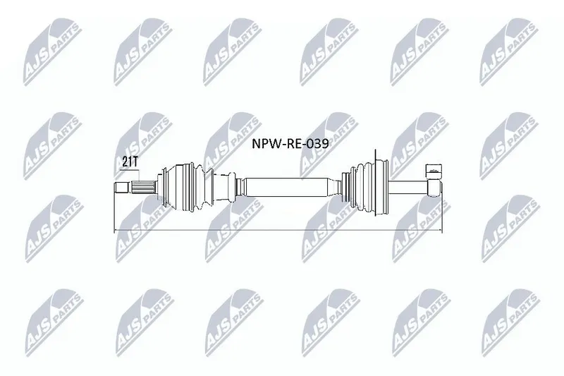 Drivaxel NTY NPW-RE-039