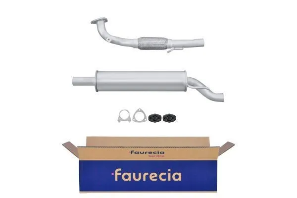 HELLA 8LB 366 022-651 Främre ljuddämpare
