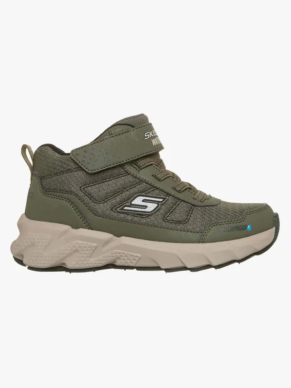 Skechers Elite Sport Tread-Aq Vattentäta Sneakers, Oliv, 28