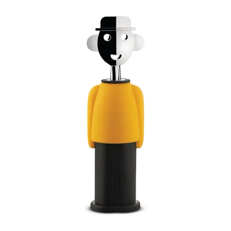 Alessi Alessandro korkskruv, gul