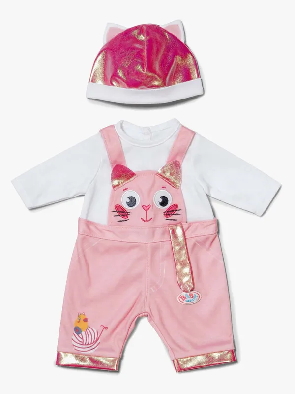 Baby Born Dockkläder Sparkdräkt Med Mössa 43 cm, Bebiskläder