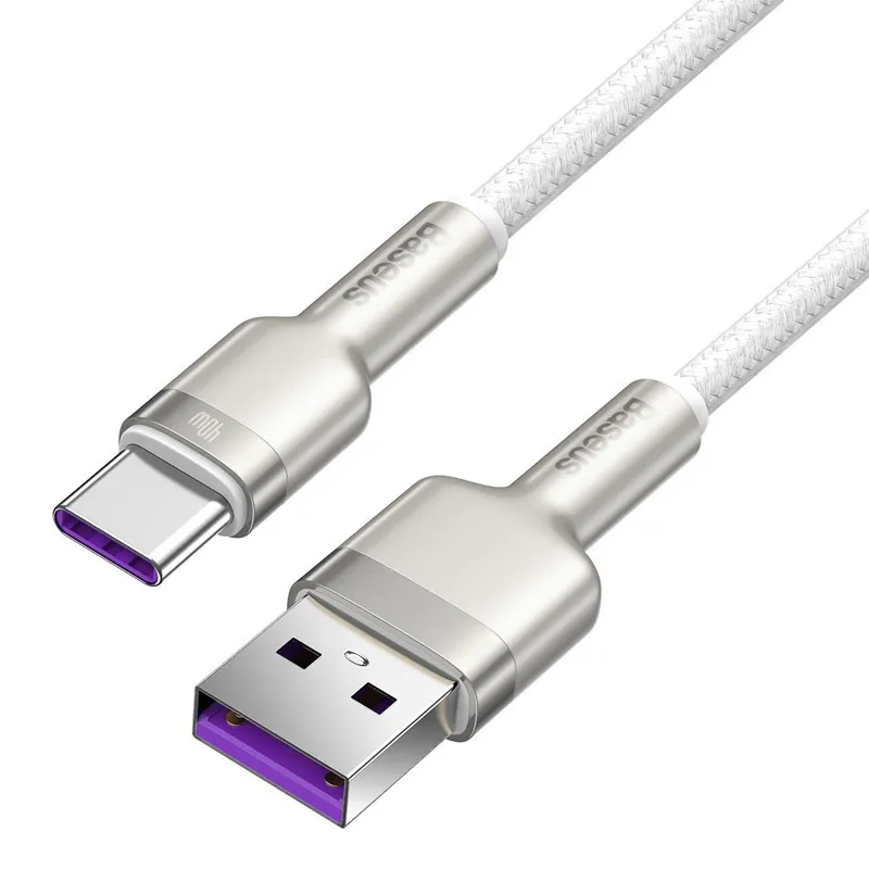 Cafule Kabel USB till USB-C 40W, 1m – Vit