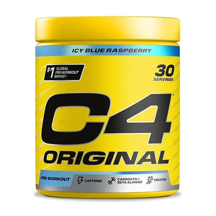 C4 PWO Pulver 195 g - Icy Blue Raspberry