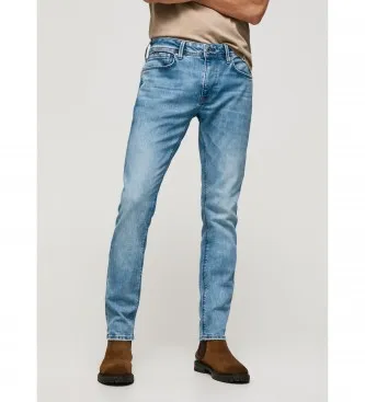 Pepe Jeans för män. PM206326VX5 Jean Stanley Regular blå (36/32), Casual, Bomull, Denim