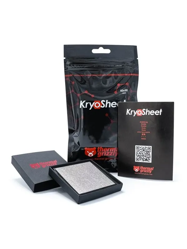 Thermal Grizzly KryoSheet thermal pad – 50 x 50 mm – Termisk platta