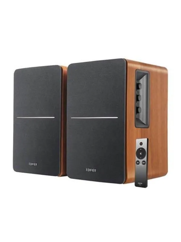 Edifier R1280Ts - 2.0 4″ Active Bookshelf Speakers - 42W - Brown