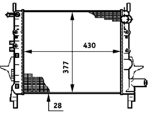 Kylare MAHLE CR 614 000P