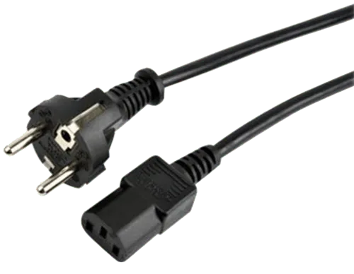 Prokord Strömkabel Lszh 3m Cee7/7 C13 Svart