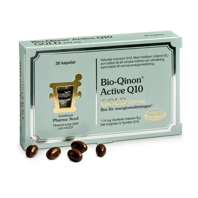 Pharma Nord Bio-Qinon Active Q10 Gold 100mg 30 kapslar