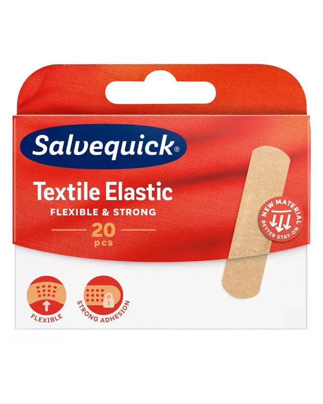 Salvequick Textil Medium plåster 20 st