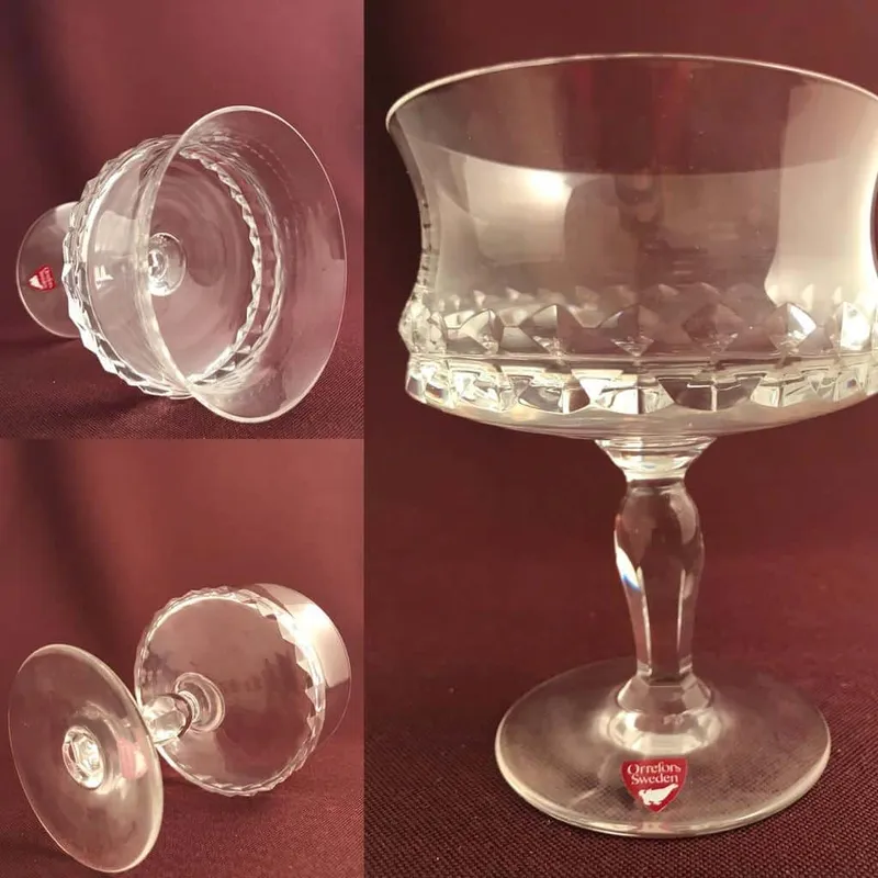 Orrefors – Silvia – Champagneskål /Coupeglas -Ingeborg Lundin
