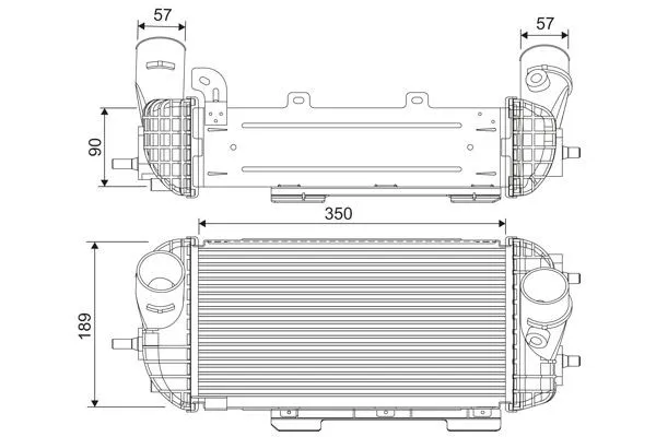 Intercooler VALEO 818538