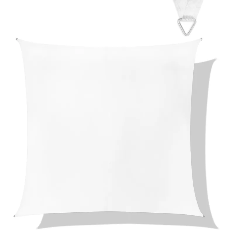 Solsegel kvadrat - Premium - 360x360cm | Vit