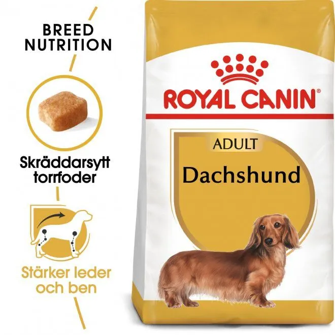 Dachshund Adult Torrfoder för hund - 1,5 kg