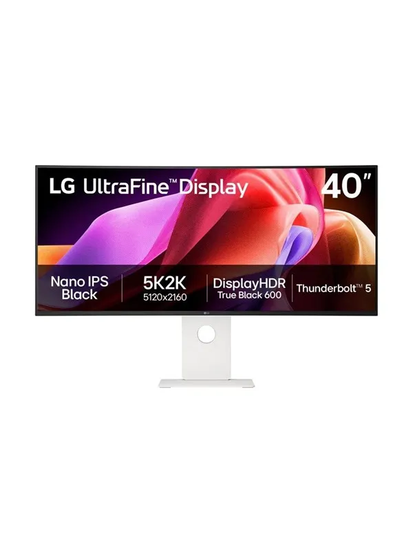 LG 40″ UltraFine™ WUHD 5K2K Nano IPS-skärm med Thunderbolt™ 5 och USB Type-C® - 40WT95UF-W