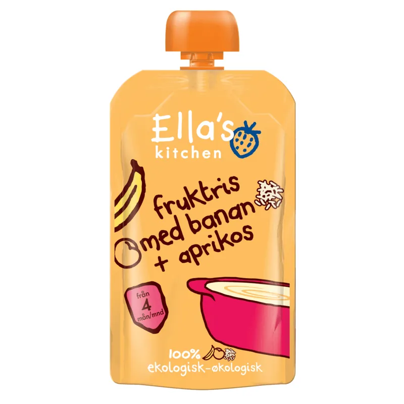 Ella’s Kitchen Fruktris Banan Aprikos 120 g