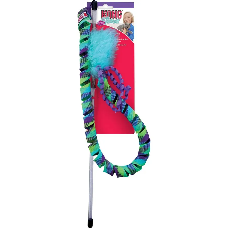 Kong Kattleksak Teaser Curlz Turkos 46cm