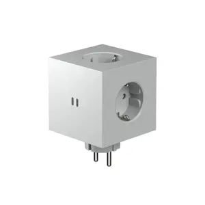 Avolt - Square 2 Socket extender with 30W Dual USBC - Tillbehör - Grå
