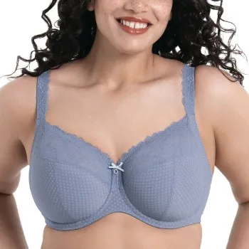 Rosa Faia BH Eloise Full Cup Underwire Bra Blå nylon J 95 Dam