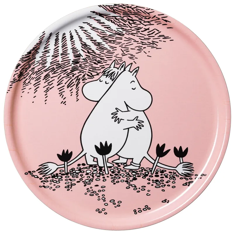 Moomin Arabia Kärlek Mumin bricka Ø35 cm