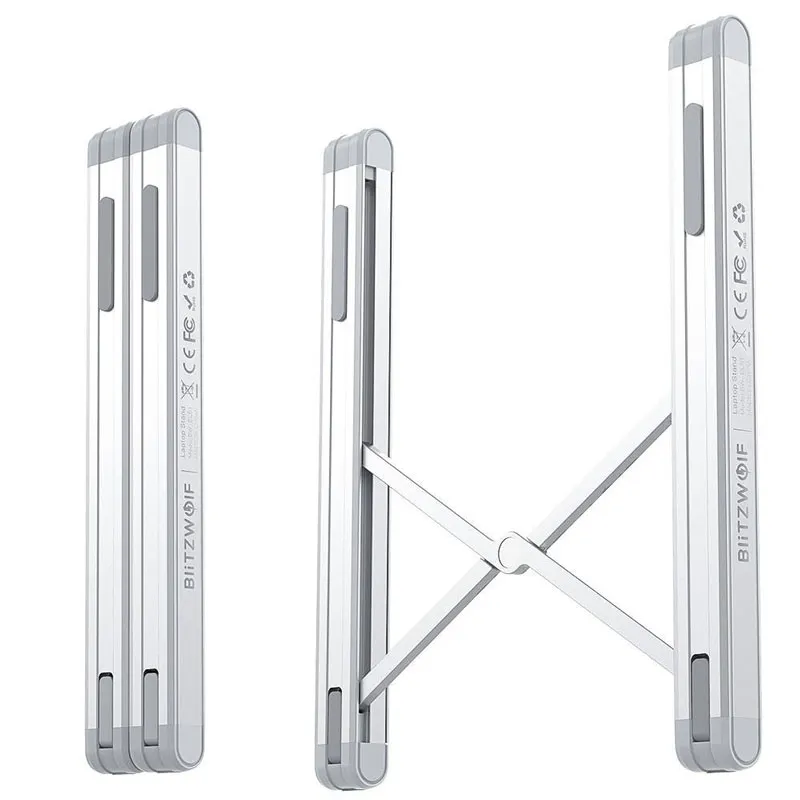 BW-ELS1 Fällbart ställ för laptop – Silver