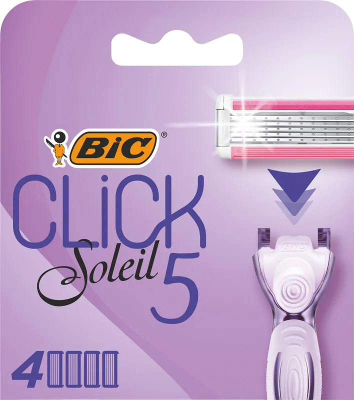 BIC Soleil click 5 rakblad 4 st