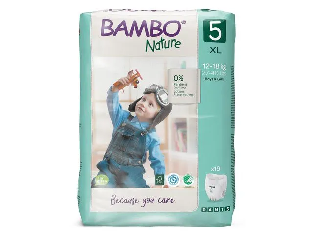 Blöja Bambo Nature Pants 12-18 kg 19 st/fp