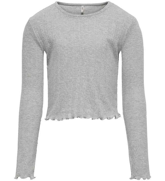 Kids Only Tröja - CookCarlotta - Light Grey Melange (#0454)