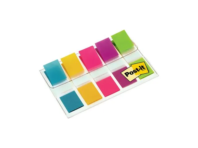 Index POST-IT 11,9×43,1 5-färg 100/fp