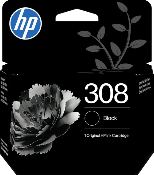 Hp Bläck Combo No.308 Svart + Färg