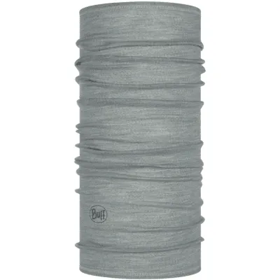 Buff Merino Lightweight Solid Light Grey - OneSize