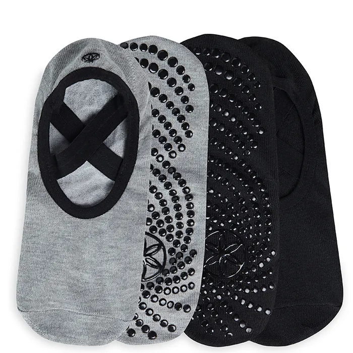Grippy Yogastrumpor 2-pack