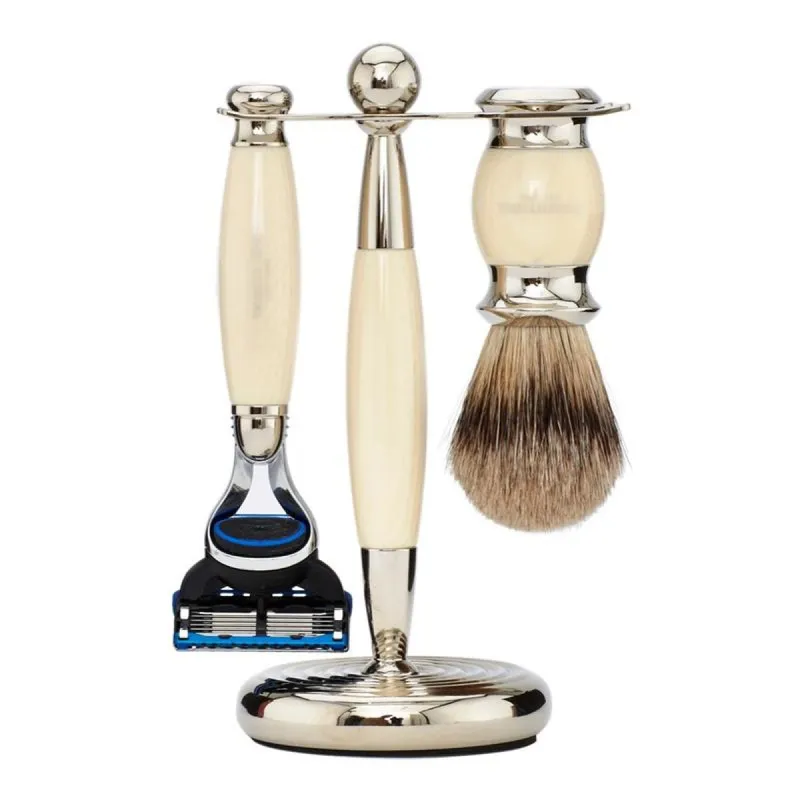 Truefitt & Hill Edwardian Shaving Set – Ivory – Gillette Fusion