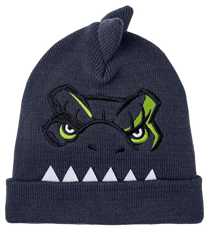 Name It Mössa - Stickad - NmmJovanni Jurassic - Dark Sapphire