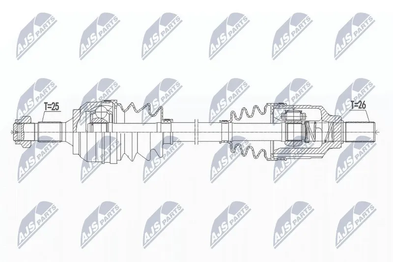 Drivaxel NTY NPW-CT-087
