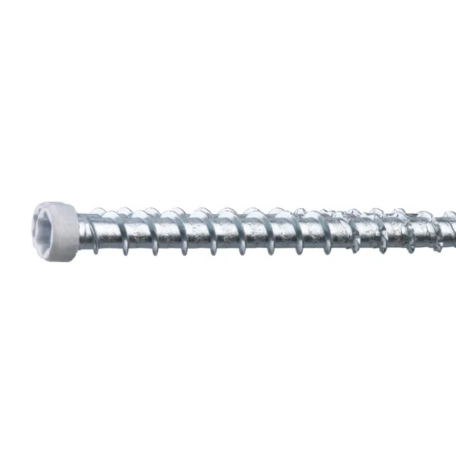 Grabber CTX50VITC Betongskruv för lister & socklar 4,5 x 50 mm, Vit 100-pack