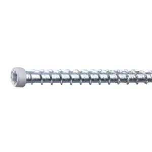 Grabber CTX50VITC Betongskruv för lister & socklar 4,5 x 50 mm, Vit 100-pack