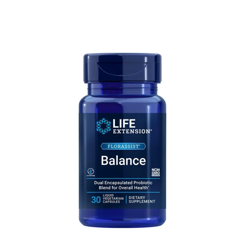 Life Extension - Florassist Balance, 30 flytande vegetabiliska kapslar