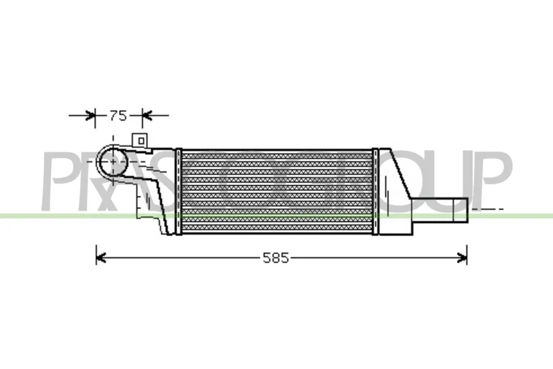 Intercooler PRASCO OP030N002
