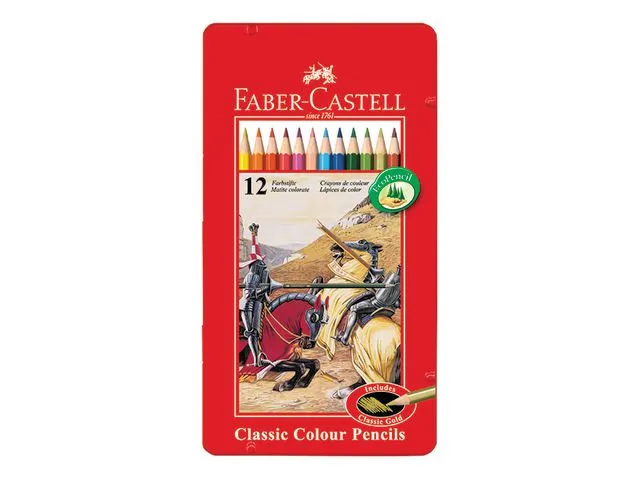 Färgpenna FABER-CASTELL 12 färger