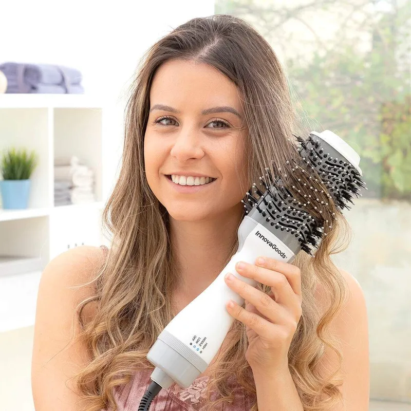 Jonisk Hårtork & Volymborste 1000W - 3-i-1 Styler