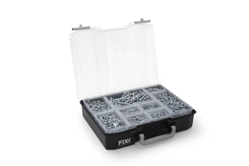 FIXX Fixx-Case Sortimentlåda Small, med dubbelt lock