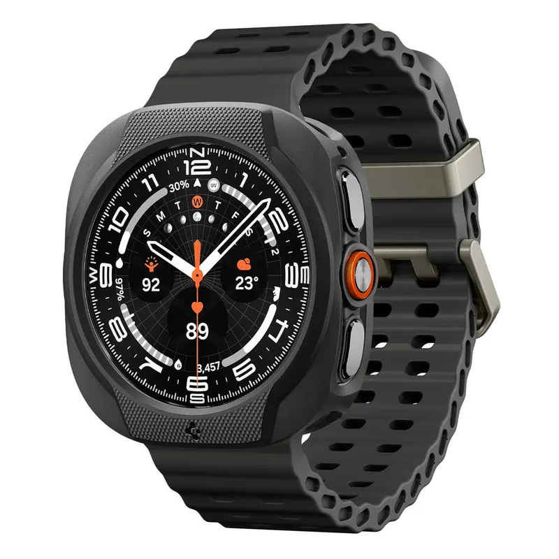 Spigen Liquid Air - matte black - Samsung Galaxy Watch Ultra2