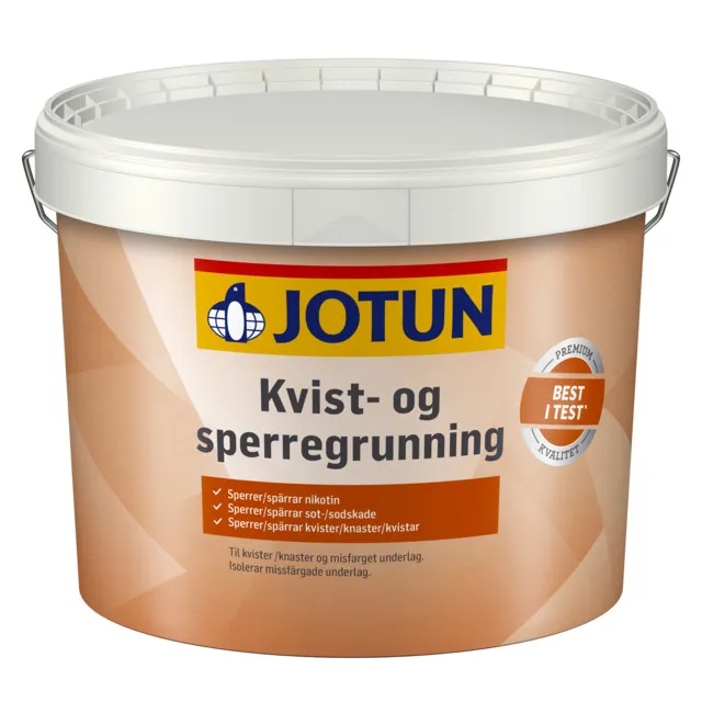 Jotun Kvist & Spärrgrund 9l Jotun Kvist- Och Spärrgrundnin | Beijerbygg Byggmaterial