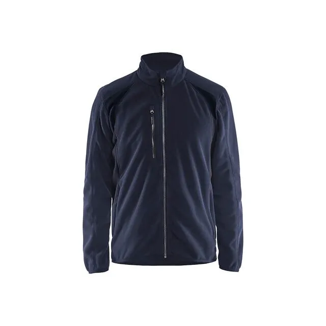 FLEECEJACKA 4730 2510 MÖRK MARINBLÅ/SVART 4XL | Beijerbygg Byggmaterial