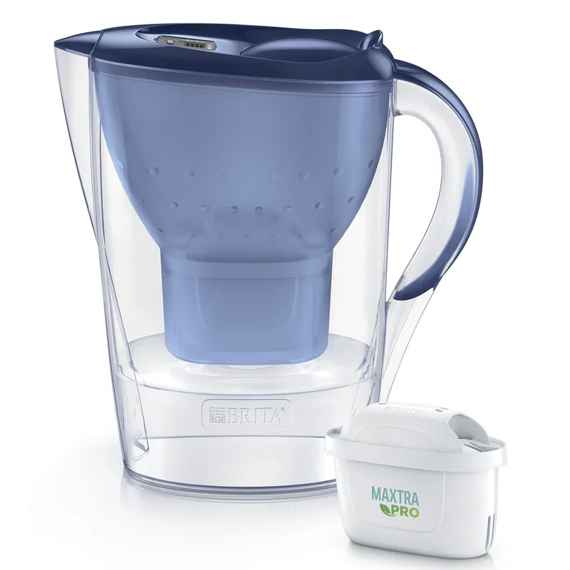 Brita Marella vattenfilterkanna + 3 filter, blå